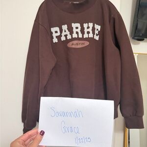 Savannah Grace Brown Sweatshirt